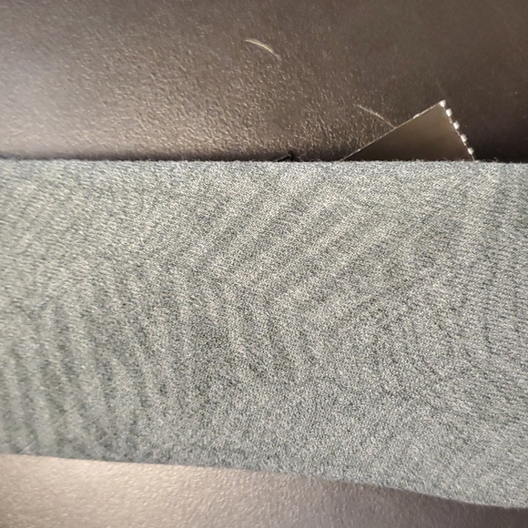 Express gray green palm tropical print tie - Picture 3 of 5